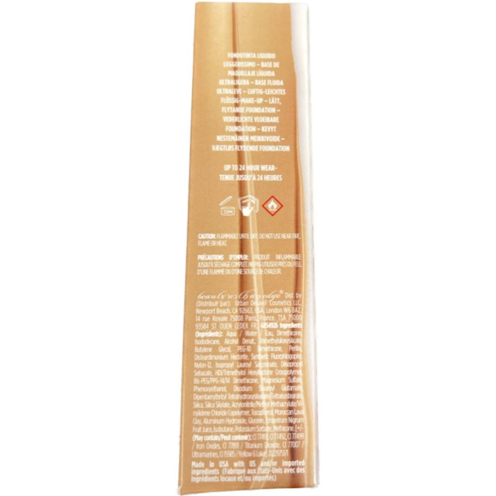 URBAN DECAY Stay Naked Weightless Liquid Foundation 30NN 1oz / 30ml NEW IN BOX - Picture 2 of 4